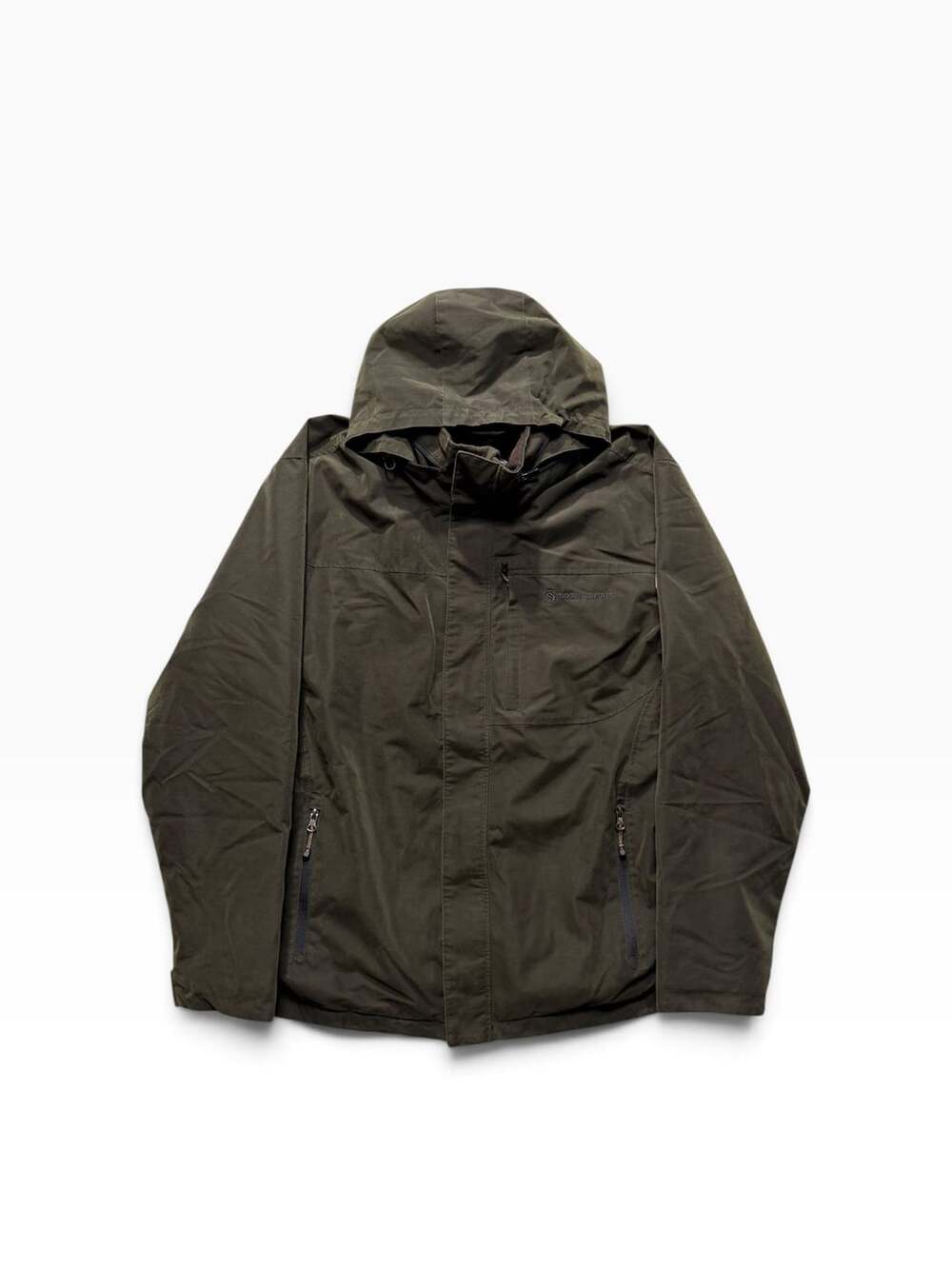 Rugged Elements Men's Green Insulated Jacket With Hood Size XXL